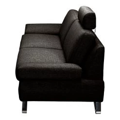 Loftscape Canapé Silvano (3 places) - Sans fonction -Canapés Soldes Magasin sofa silvano 3 sitzer webstoff braun schwarz 442493