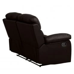 Modoform Canapé Tetchill (2 places) - Avec fonction relaxation - Imitation cuir - Marron foncé 11 Modoform Canapé Tetchill (2 places) - Avec fonction relaxation - Imitation cuir - Marron foncé -Canapés Soldes Magasin sofa tetchill 2 sitzer mit relaxfunktion kunstleder braun 4604976
