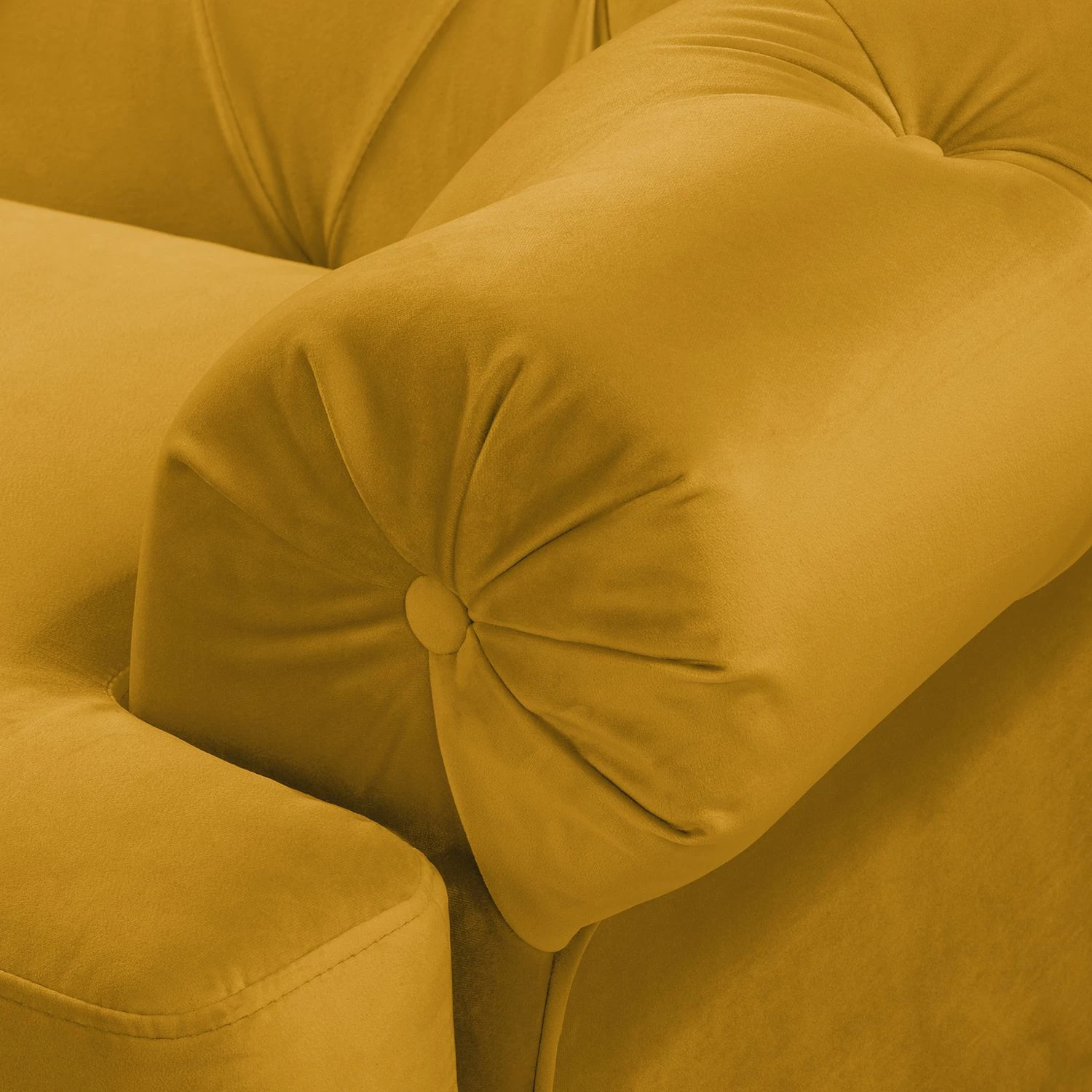 Jack & Alice Canapé Thory (3 places) - Jaune moutarde 7 Jack & Alice Canapé Thory (3 places) - Jaune moutarde – Image 7