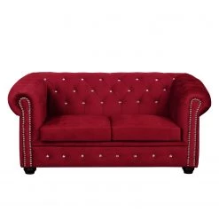 Jack & Alice Canapé Torquay I (2 places) - Rouge -Canapés Soldes Magasin sofa torquay i 2 sitzer microfaser rot 4649900