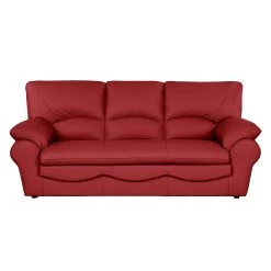 Modoform Canapé Torsby (3 places) - Rouge -Canapés Soldes Magasin sofa torsby 3 sitzer echtleder rot 494966