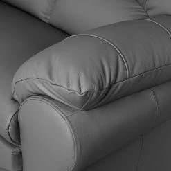 Modoform Canapé Torsby (3 places) - Imitation cuir -Canapés Soldes Magasin sofa torsby 3 sitzer kunstleder mit schlaffunktion grau 5069544