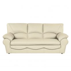 Modoform Canapé Torsby (3 places) - Imitation cuir -Canapés Soldes Magasin sofa torsby 3 sitzer kunstleder ohne schlaffunktion ecru 5069220