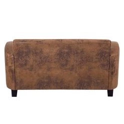 Ars manufacti Canapé Tullow (2 places) - Aspect cuir vieilli - Marron -Canapés Soldes Magasin sofa tullow 2 sitzer antiklederlook braun 405020