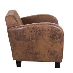 Ars manufacti Canapé Tullow (2 places) - Aspect cuir vieilli - Marron -Canapés Soldes Magasin sofa tullow 2 sitzer antiklederlook braun 405028