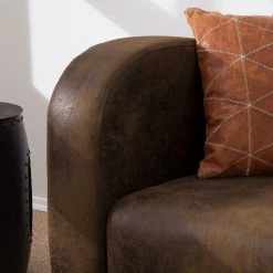 Ars manufacti Canapé Tullow (3 places) - Aspect vieux cuir marron 19 Ars manufacti Canapé Tullow (3 places) - Aspect vieux cuir marron -Canapés Soldes Magasin sofa tullow 3 sitzer antiklederoptik braun 4972100