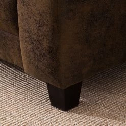 Ars manufacti Canapé Tullow (3 places) - Aspect vieux cuir marron 20 Ars manufacti Canapé Tullow (3 places) - Aspect vieux cuir marron -Canapés Soldes Magasin sofa tullow 3 sitzer antiklederoptik braun 4972104