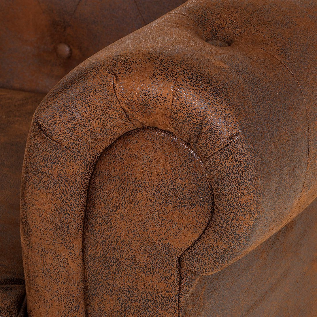 Ars manufacti Canapé Upperclas (3 places) - Microfibre marron 5 Ars manufacti Canapé Upperclas (3 places) - Microfibre marron – Image 5