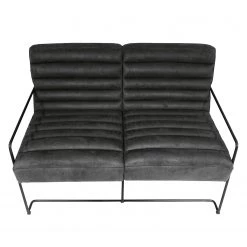 Ars manufacti Canapé Voda II (2 places) - Gris foncé 11 Ars manufacti Canapé Voda II (2 places) - Gris foncé -Canapés Soldes Magasin sofa voda ii 2 sitzer antiklederlook dunkelgrau 5044612