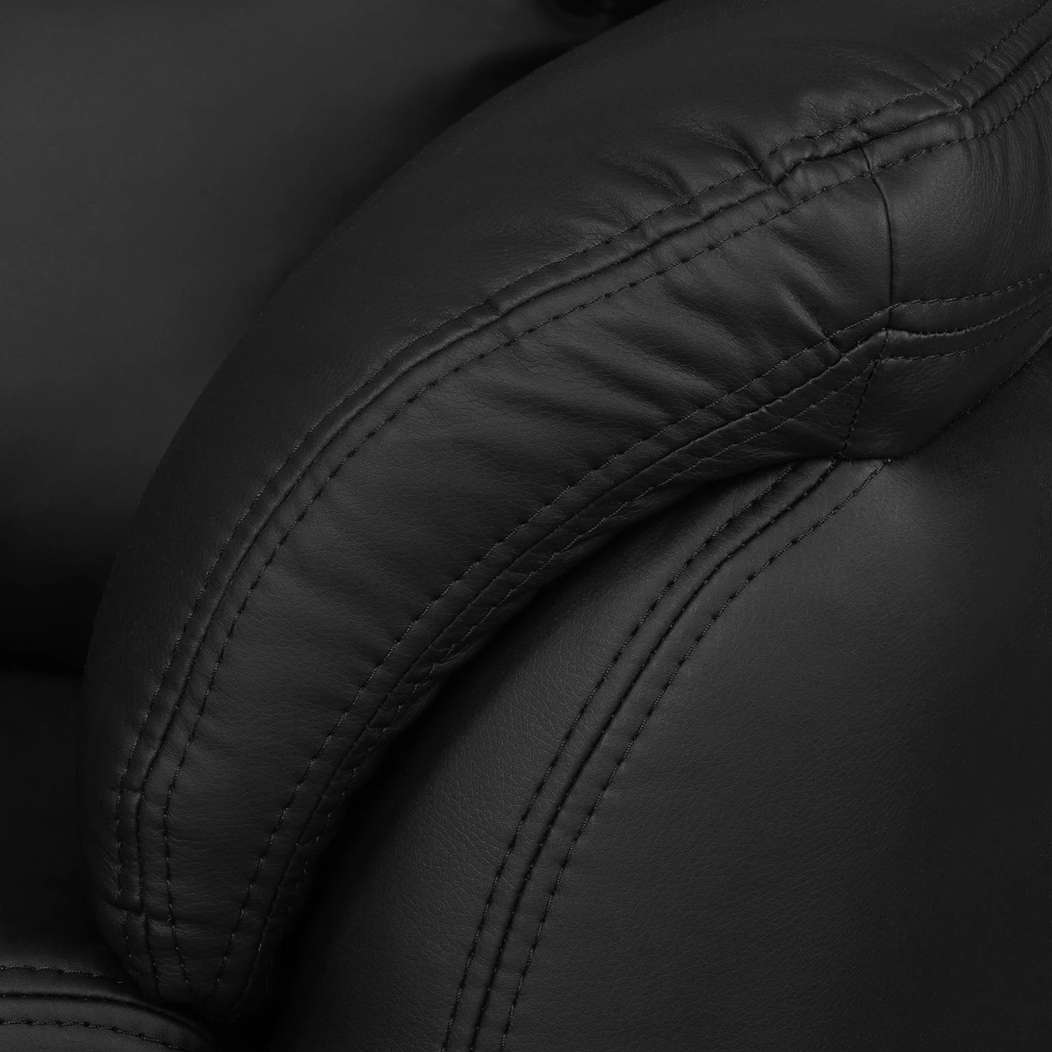 Modoform Canapé Windom Imitation cuir (2 places) - Noir 9 Modoform Canapé Windom Imitation cuir (2 places) - Noir – Image 9