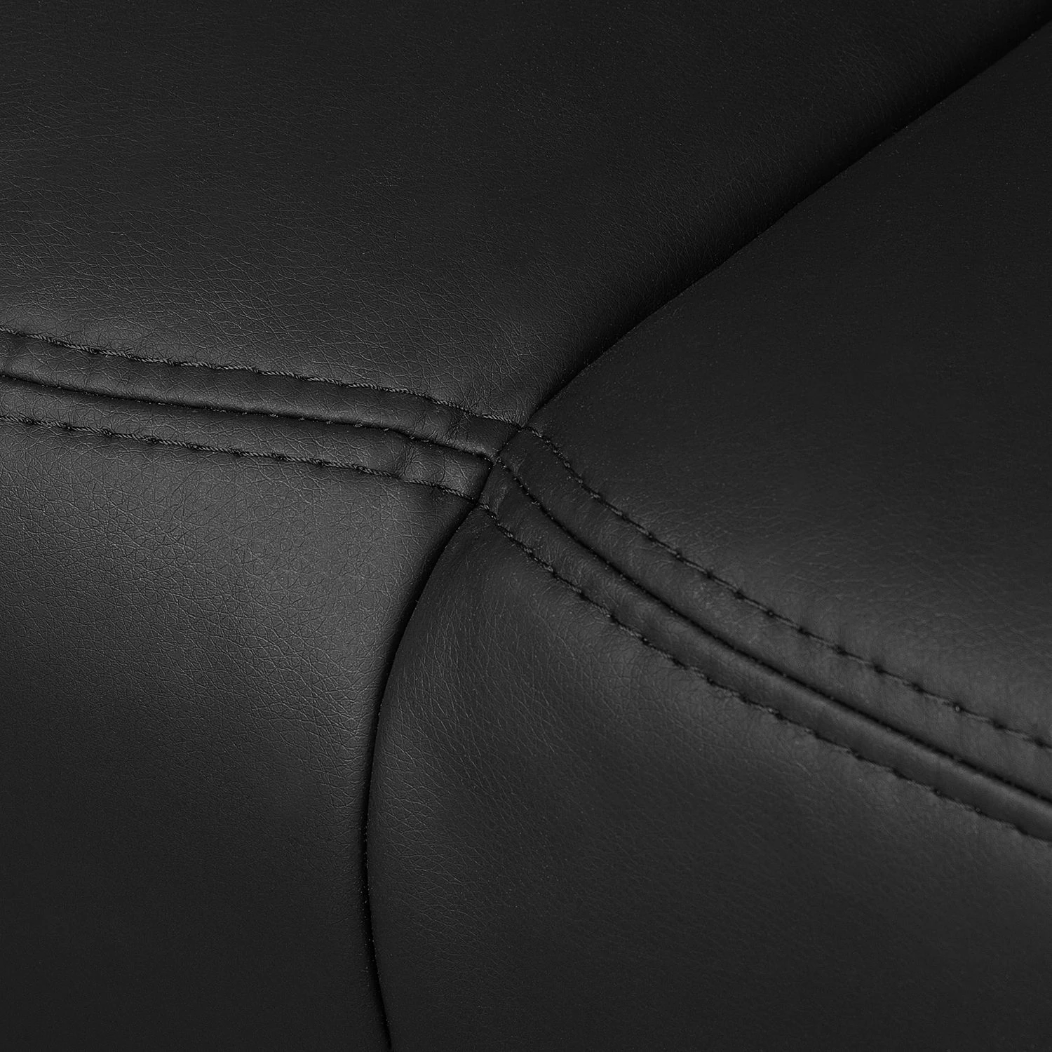 Modoform Canapé Windom Imitation cuir (2 places) - Noir 12 Modoform Canapé Windom Imitation cuir (2 places) - Noir – Image 12