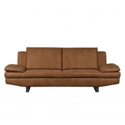 Fredriks Canapé Yovanna (3 places) - Aspect cuir vieilli - Cognac 12 Fredriks Canapé Yovanna (3 places) - Aspect cuir vieilli - Cognac -Canapés Soldes Magasin sofa yovanna 3 sitzer antiklederlook cognac 4498488