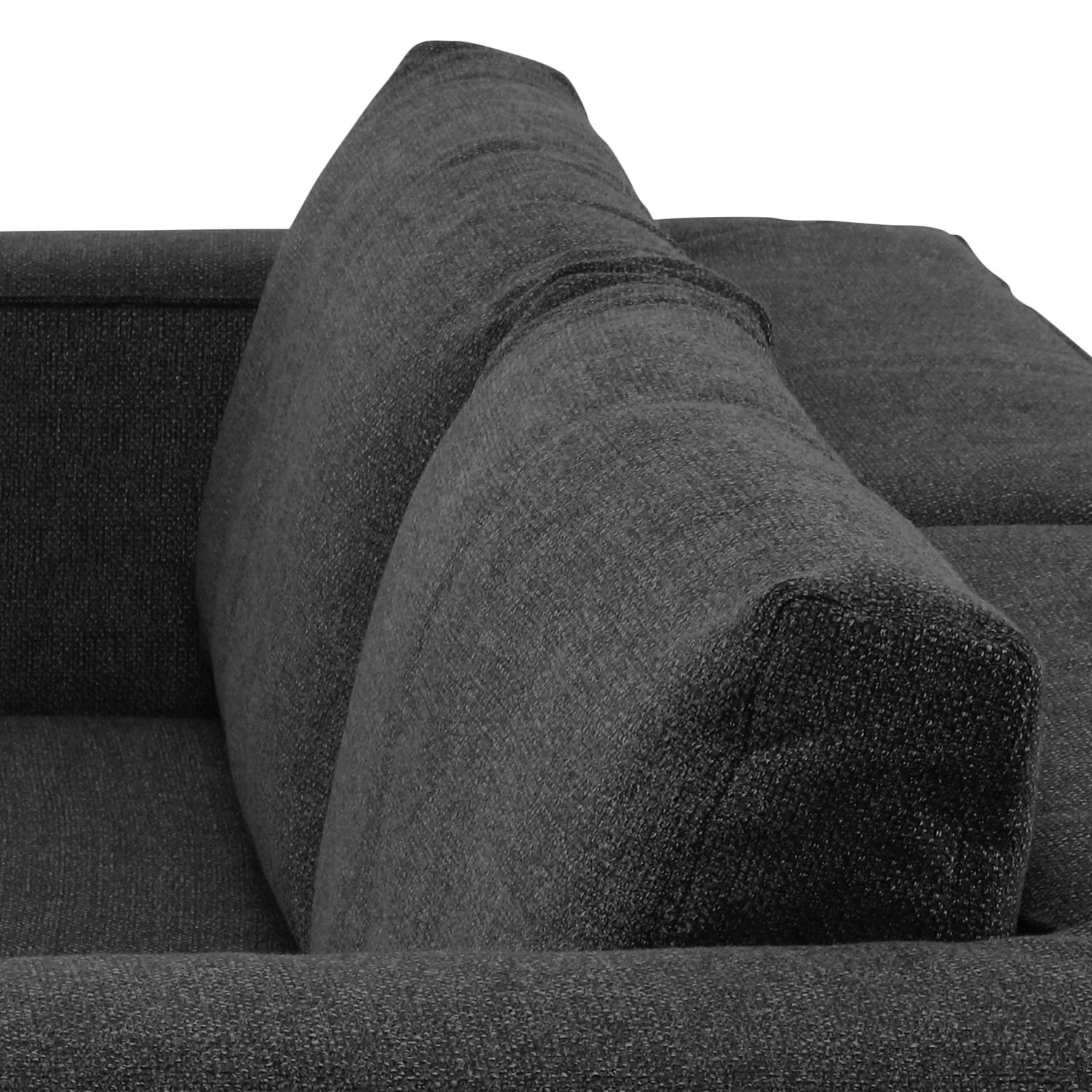 Tom Tailor Canapé d’angle Big Cube Style - Tissu - Tissu TBO : 9 anthrazite - Méridienne courte à gauche (vue de face) 9 Tom Tailor Canapé d’angle Big Cube Style - Tissu - Tissu TBO : 9 anthrazite - Méridienne courte à gauche (vue de face) – Image 9