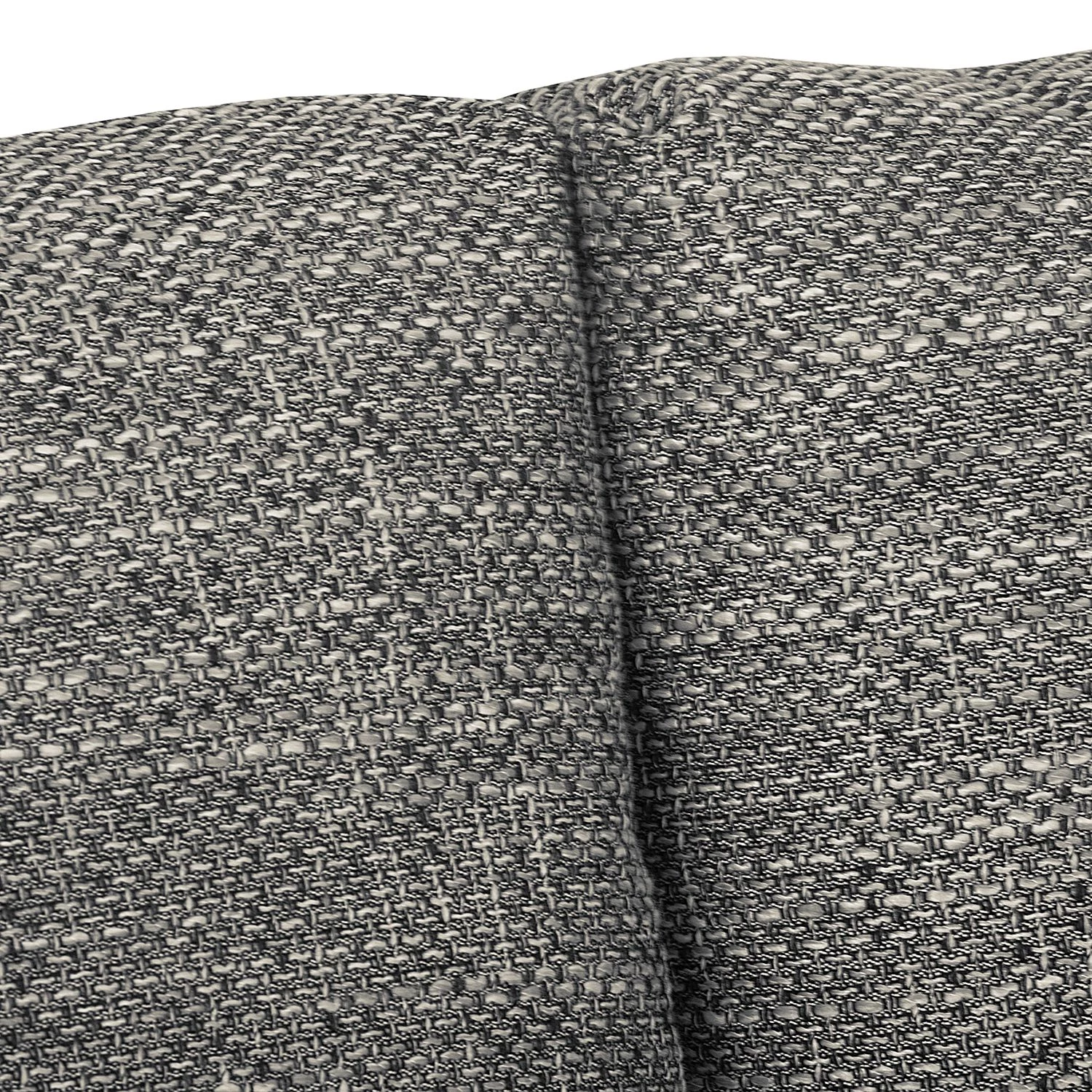 Roomscape Canapé panoramique Berrings - Convertible - Imitation cuir / Tissu structuré - Noir / Gris - Méridienne courte à gauche (vue de face) 27 Roomscape Canapé panoramique Berrings - Convertible - Imitation cuir / Tissu structuré - Noir / Gris - Méridienne courte à gauche (vue de face) – Image 27