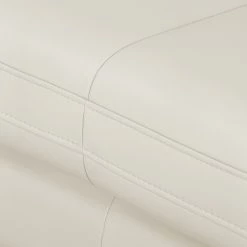 Fredriks Canapé panoramique Bivona II - Blanc perlé -Canapés Soldes Magasin wohnlandschaft bivona ii echtleder perlweiss 4187340