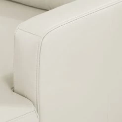 Fredriks Canapé panoramique Bivona II - Blanc perlé -Canapés Soldes Magasin wohnlandschaft bivona ii echtleder perlweiss 4187348