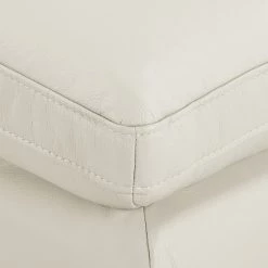 Fredriks Canapé panoramique Bivona II - Blanc perlé -Canapés Soldes Magasin wohnlandschaft bivona ii echtleder perlweiss 4187352