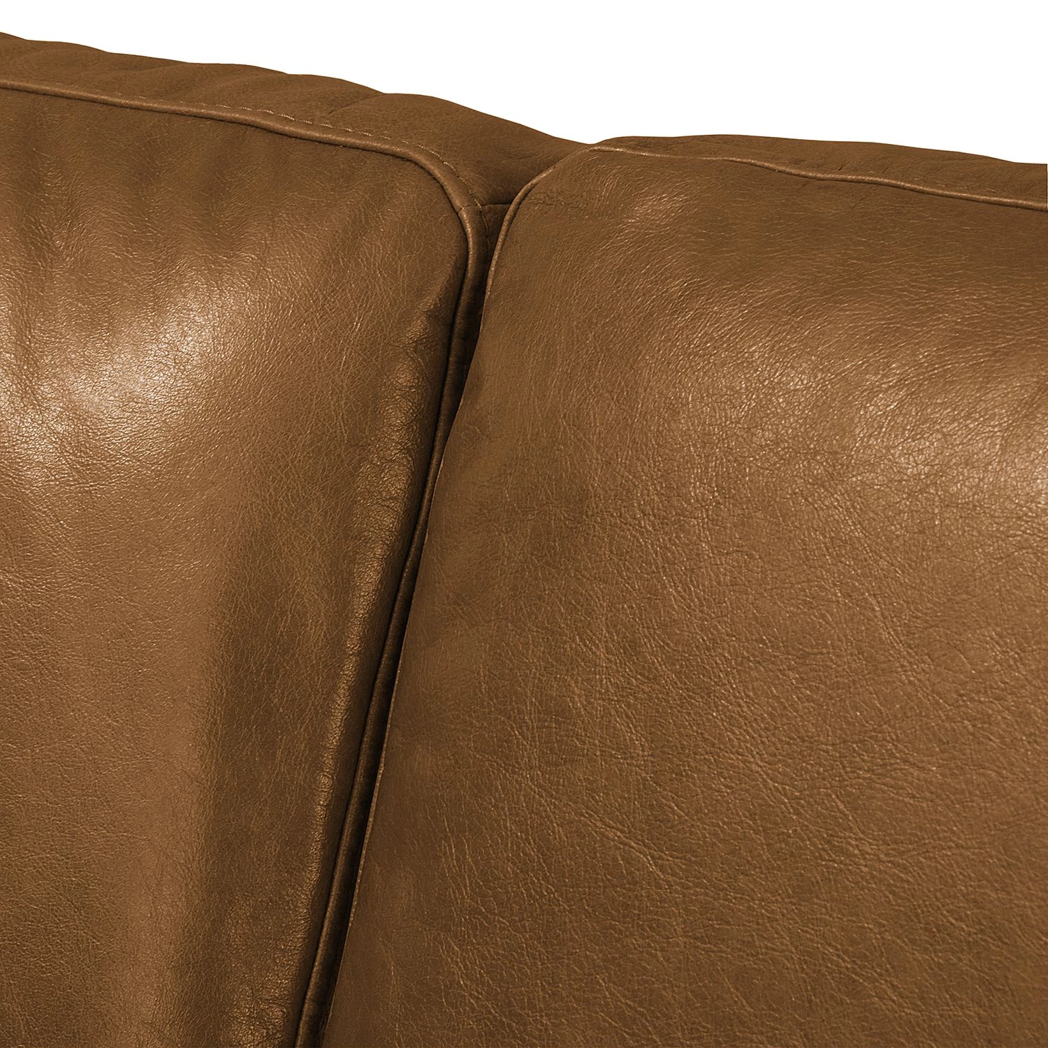 Ars manufacti Canapé panoramique Horley Cuir véritable - Marron 9 Ars manufacti Canapé panoramique Horley Cuir véritable - Marron – Image 9