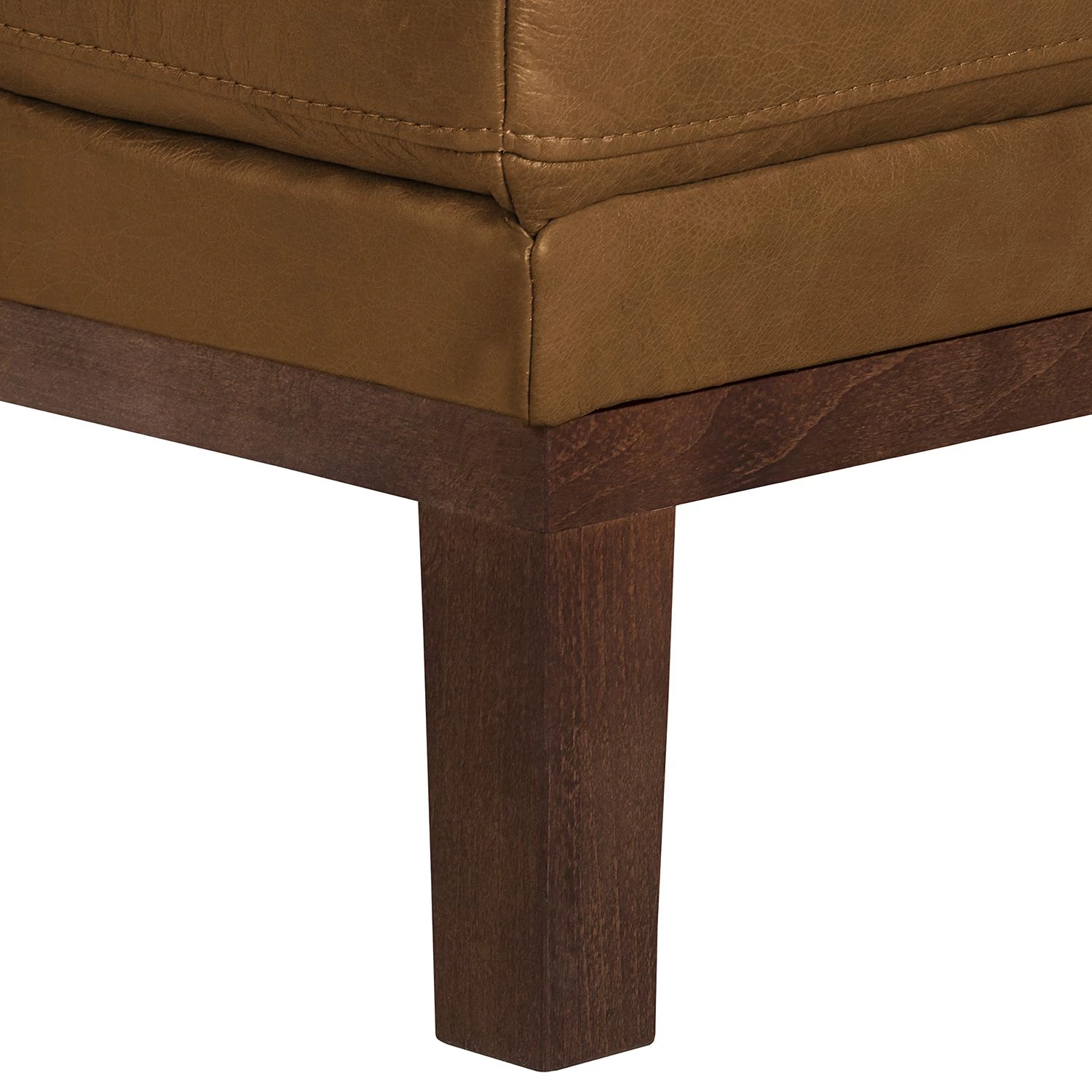 Ars manufacti Canapé panoramique Horley Cuir véritable - Marron 11 Ars manufacti Canapé panoramique Horley Cuir véritable - Marron – Image 11