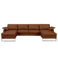 Fredriks Canapé panoramique Laureto II - Marron café -Canapés Soldes Magasin wohnlandschaft laureto ii echtleder kaffeebraun 4187116