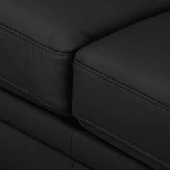 Fredriks Canapé panoramique Laureto II - Noir -Canapés Soldes Magasin wohnlandschaft laureto ii echtleder schwarz 4186704