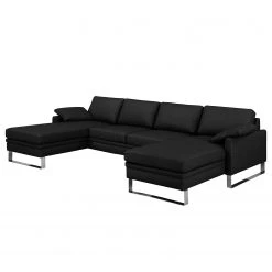 Fredriks Canapé panoramique Laureto II - Noir