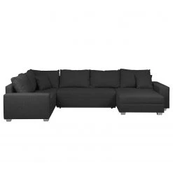 Roomscape Canapé panoramique Loorana (convertible) - Tissu structuré - Méridienne (longue/courte) à monter à gauche ou à droite - Anthracite 15 Roomscape Canapé panoramique Loorana (convertible) - Tissu structuré - Méridienne (longue/courte) à monter à gauche ou à droite - Anthracite -Canapés Soldes Magasin wohnlandschaft loorana mit schlaffunktion strukturstoff ottomane longchair beidseitig montierbar anthrazit 4096728