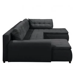 Fredriks Canapé panoramique Norley (convertible) - Tissu 25 Fredriks Canapé panoramique Norley (convertible) - Tissu -Canapés Soldes Magasin wohnlandschaft norley mit schlaffunktion webstoff longchair davorstehend links ottomane rechts dunkelgrau 5102488