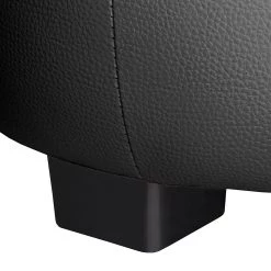 Roomscape Canapé d'angle Sabea - Noir / Gris clair -Canapés Soldes Magasin wohnlandschaft sabea kunstleder schwarz strukturstoff hellgrau 1755666