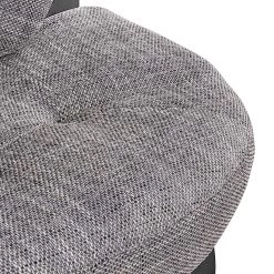 Roomscape Canapé d'angle Sabea - Noir / Gris clair -Canapés Soldes Magasin wohnlandschaft sabea kunstleder schwarz strukturstoff hellgrau 1755670