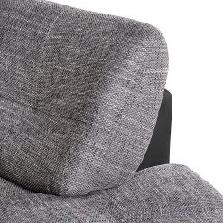 Roomscape Canapé d'angle Sabea - Noir / Gris clair -Canapés Soldes Magasin wohnlandschaft sabea kunstleder schwarz strukturstoff hellgrau 1755694