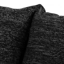 Fredriks Canapé panoramique Sibenik (convertible) - Imitation cuir / Tissu structuré - Anthracite - Méridienne courte à droite / longue à gauche (vue de face) -Canapés Soldes Magasin wohnlandschaft sibenik kunstleder strukturstoff anthrazit longchair davorstehend rechts ottomane links 4960188