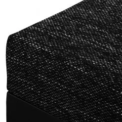 Fredriks Canapé panoramique Sibenik (convertible) - Imitation cuir / Tissu structuré - Anthracite - Méridienne courte à droite / longue à gauche (vue de face) -Canapés Soldes Magasin wohnlandschaft sibenik kunstleder strukturstoff anthrazit longchair davorstehend rechts ottomane links 4960212