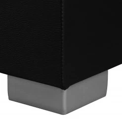 Fredriks Canapé panoramique Sibenik (convertible) - Imitation cuir / Tissu structuré - Anthracite - Méridienne courte à droite / longue à gauche (vue de face) -Canapés Soldes Magasin wohnlandschaft sibenik kunstleder strukturstoff anthrazit longchair davorstehend rechts ottomane links 4960216